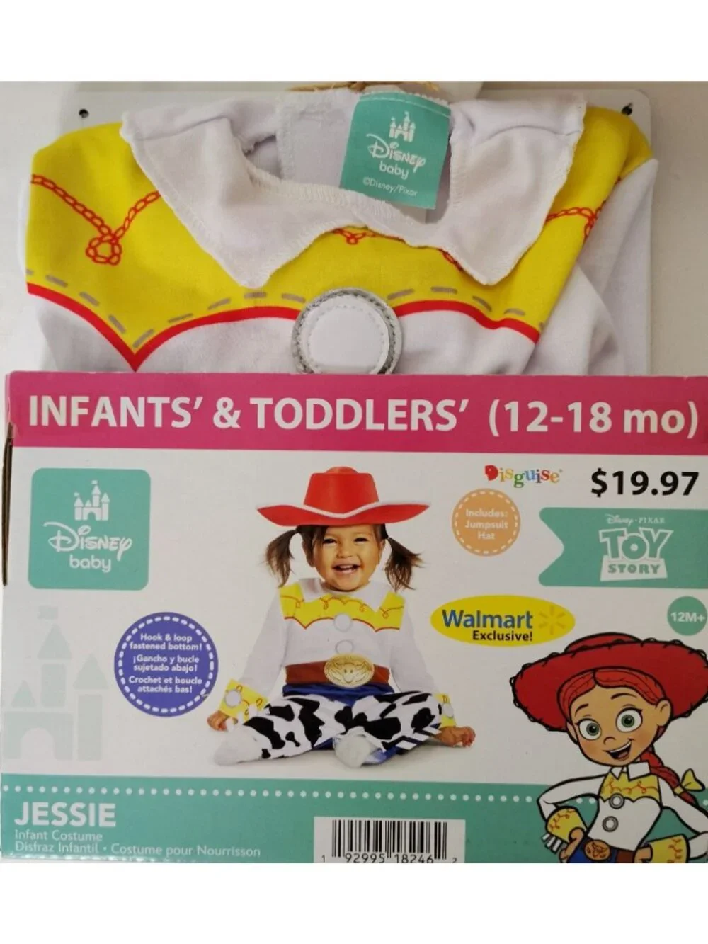 Disguise Infant 12-18 Mo Disney Baby Toy Story Jessie Complete Halloween Costume